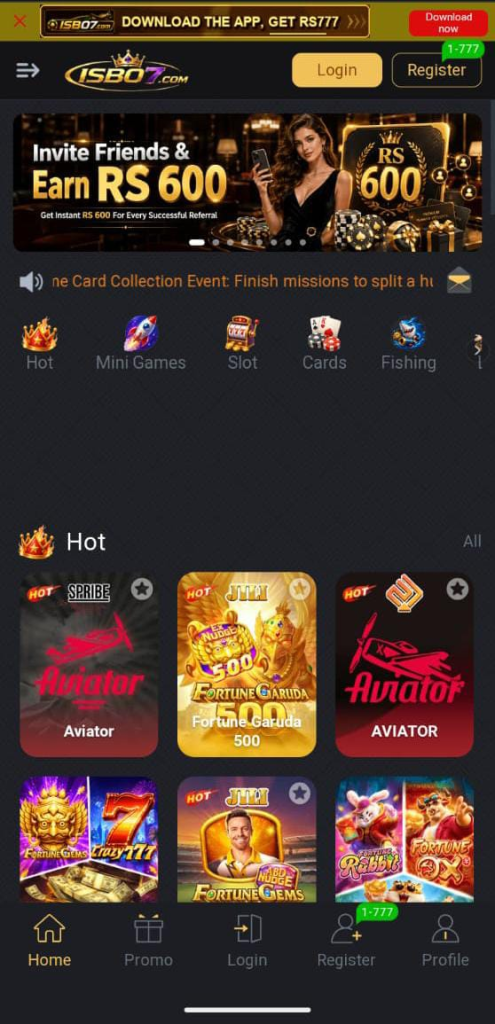 ISBO7 Game Welcome to ISBO7 Game, your trusted, secure, official online earning platform